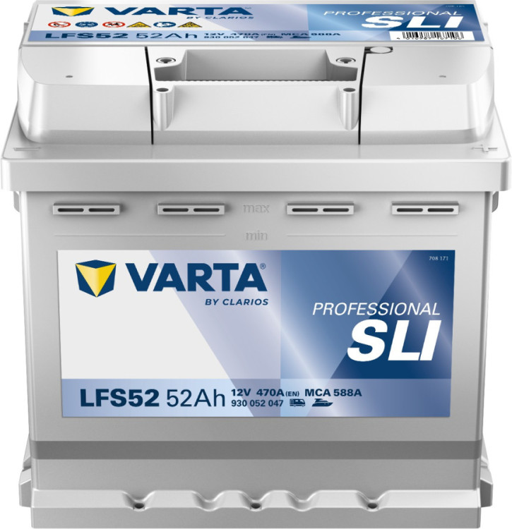 930052VARTA Professional SLI LFS52 12V 52Ah 470A č.1