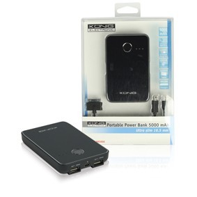 Přenosný USB Li-Ion akumulátor 5V/5000mAh Power Bank, KN-PBANK5000 č. 2