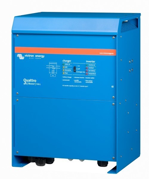 Quattro 48/8000/110-100/100. Měnič napětí / nabíječ / UPS 48V 110A 8000VA č. 1