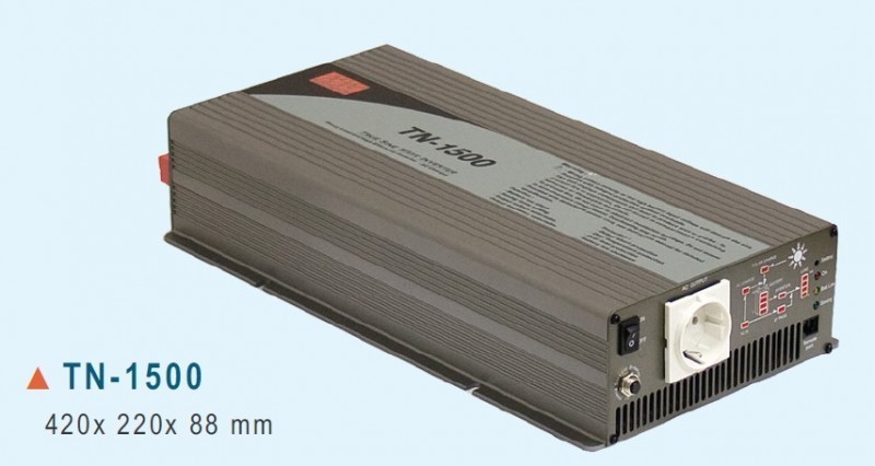 TN-1500-248B Měnič napětí DC/AC 48V na 230V 1500W sínus pro solární aplikace s funkcí UPS č. 1