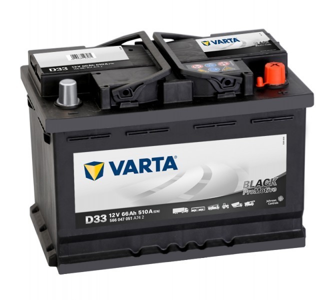 Autobaterie Varta ProMotive BLACK 566047, 12V / 66Ah / 510A č. 1