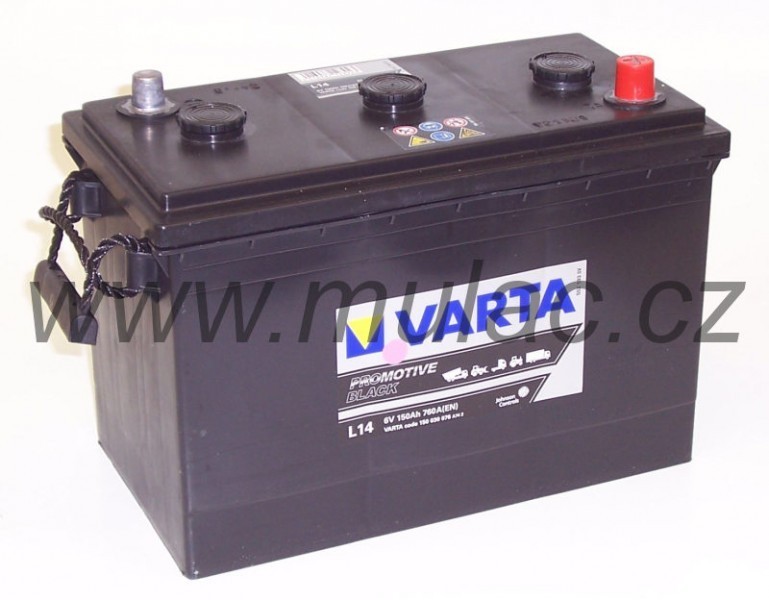 Autobaterie Varta ProMotive BLACK 150030, 6V / 150Ah / 760A č. 1