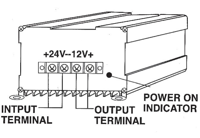 Měnič DC/DC 24V na 12V 10A, HQ-CONV.DC10A č. 4