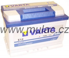 Autobaterie 574013 VARTA BLUE 12V/ 74Ah/680A č. 1