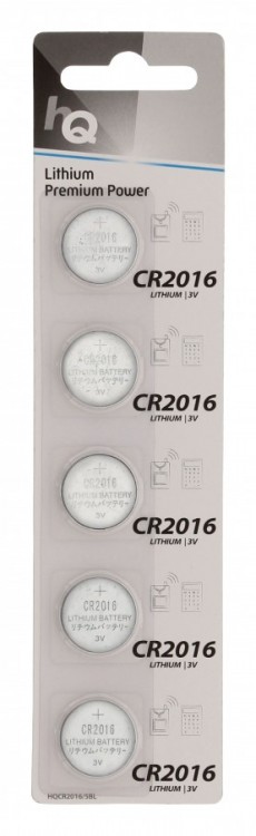 CR2016 lithiová baterie 3V, HQ-CR2016 č. 2