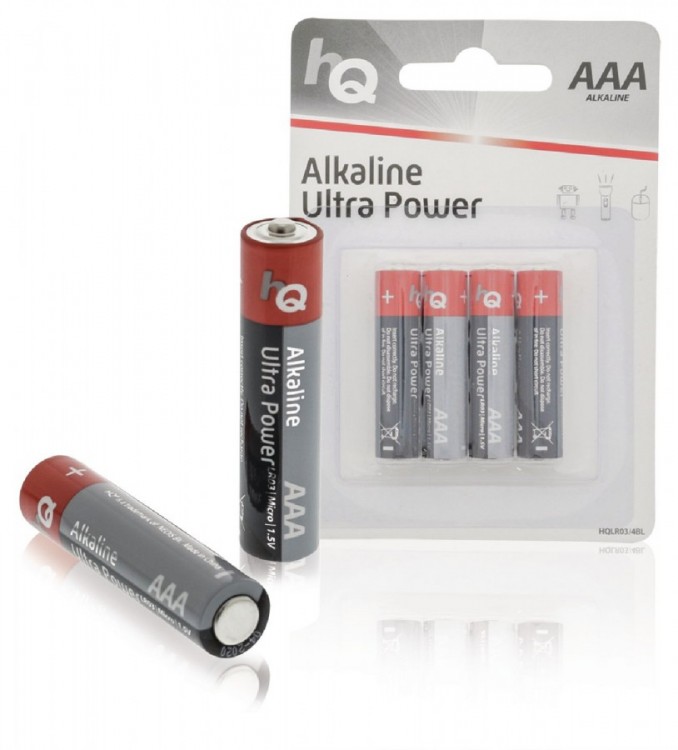 BATERIE 1.5V LR03, AAA ALKALICKÁ 4ks