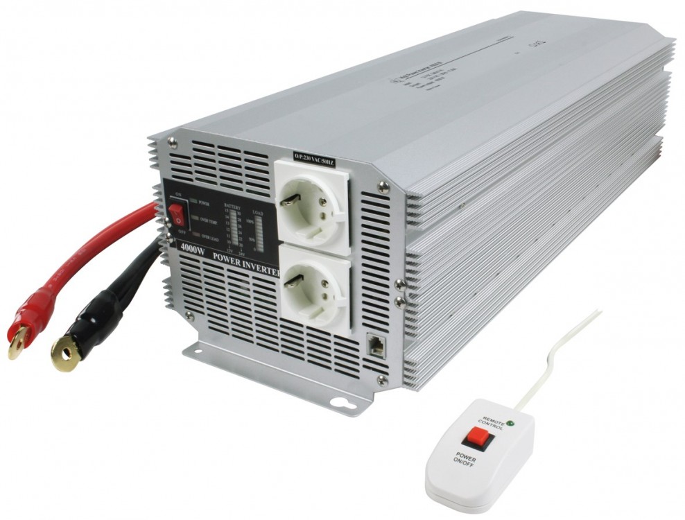 Měnič napětí 12V/230V 4000W HQ měnič napětí DC/AC č.1