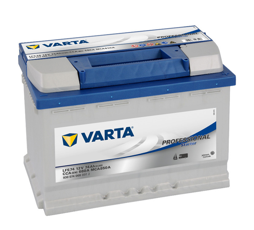 Varta Professional Starter 12V 74Ah 680A 930 074 068, 574012