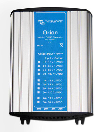 Orion 110V na 242V 15A (360W) izolovaný DC/DC měnič