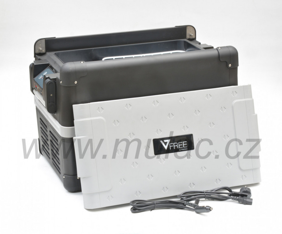 VF35P kompresorová autochladnička VITRIFRIGO sundané víko +kabely