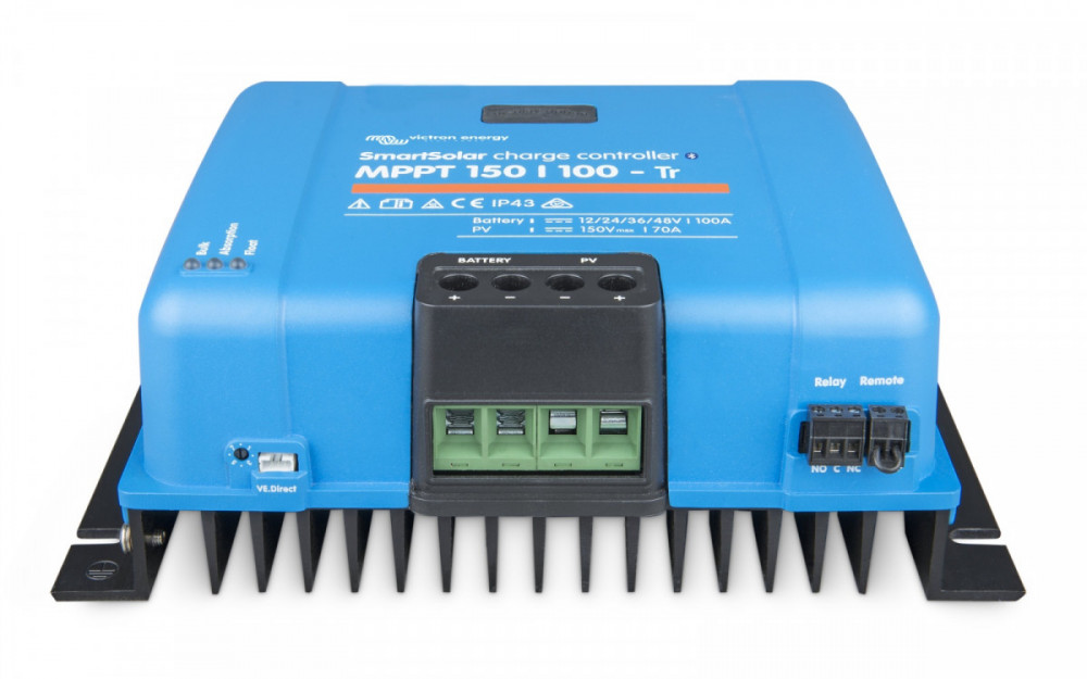 SmartSolar MPPT 150/100-Tr, regulátor 12/24/48V 100A 150V s Bluetooth