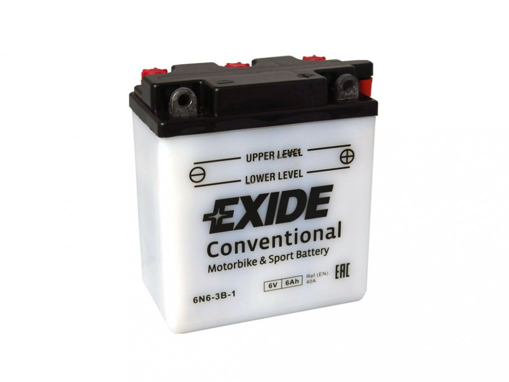 Motobaterie EXIDE 6N6-3B-1 6V 6Ah 40A