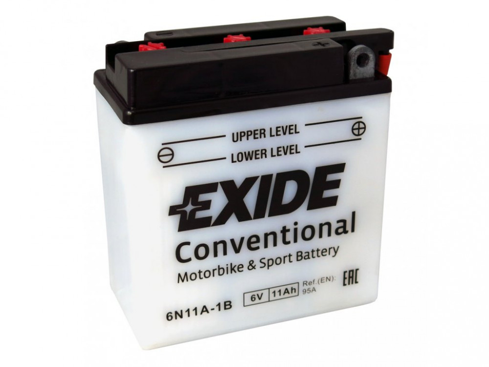 Motobaterie EXIDE 6N11A-1B 6V 11Ah 95A