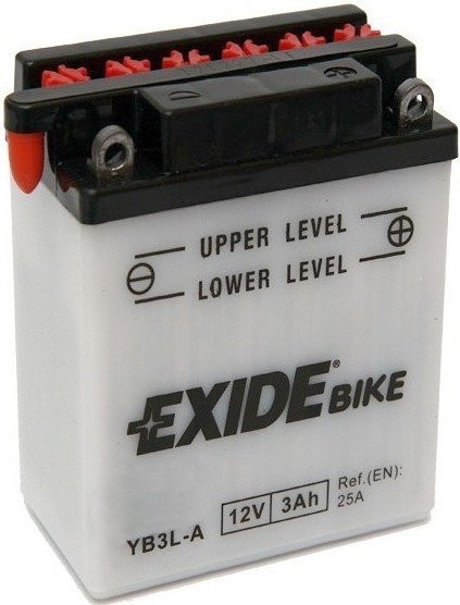 Motobaterie EXIDE EB3L-A 12V 3Ah 25A