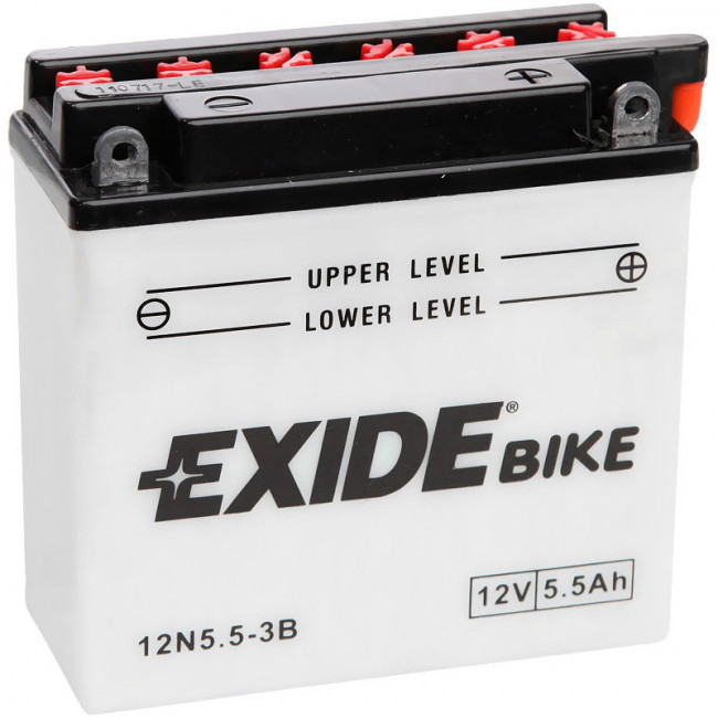 Motobaterie EXIDE 12N5,5-3B 12V 5,5Ah 45A