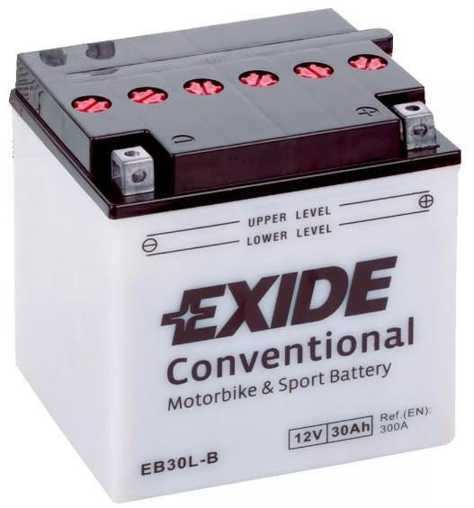 Motobaterie EXIDE EB30L-B 12V 30Ah 300A