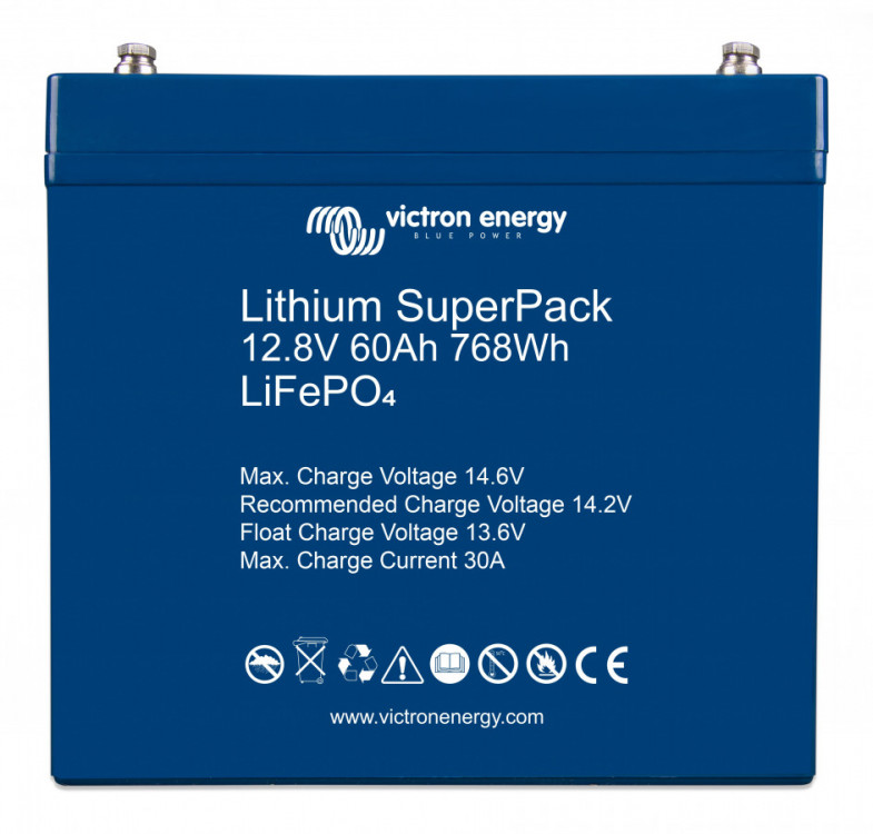 Victron Energy Lithium SuperPack 12,8V/60Ah (768Wh)