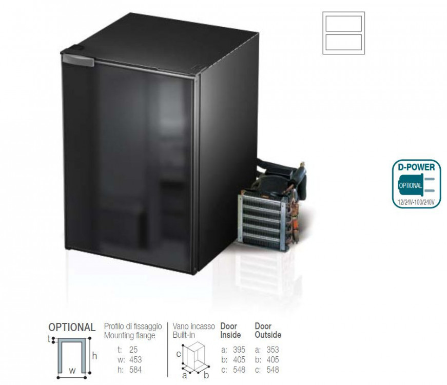 Vitrifrigo C35BT mrazák 12/24V, 33 litrů č.3