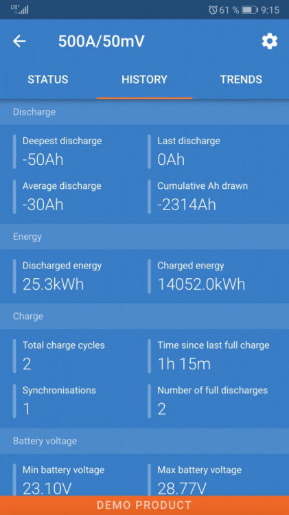 Victron Energy SMARTShunt 500A/50mV, sledovač stavu baterie s Bluetooth č.11