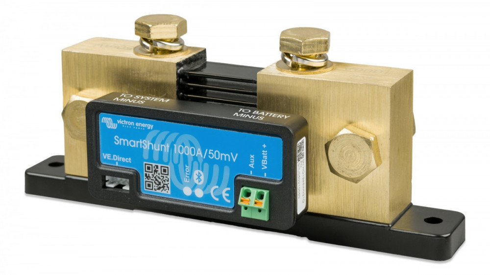Victron Energy SMARTShunt 1000A/50mV, sledovač stavu baterie s Bluetooth č.1
