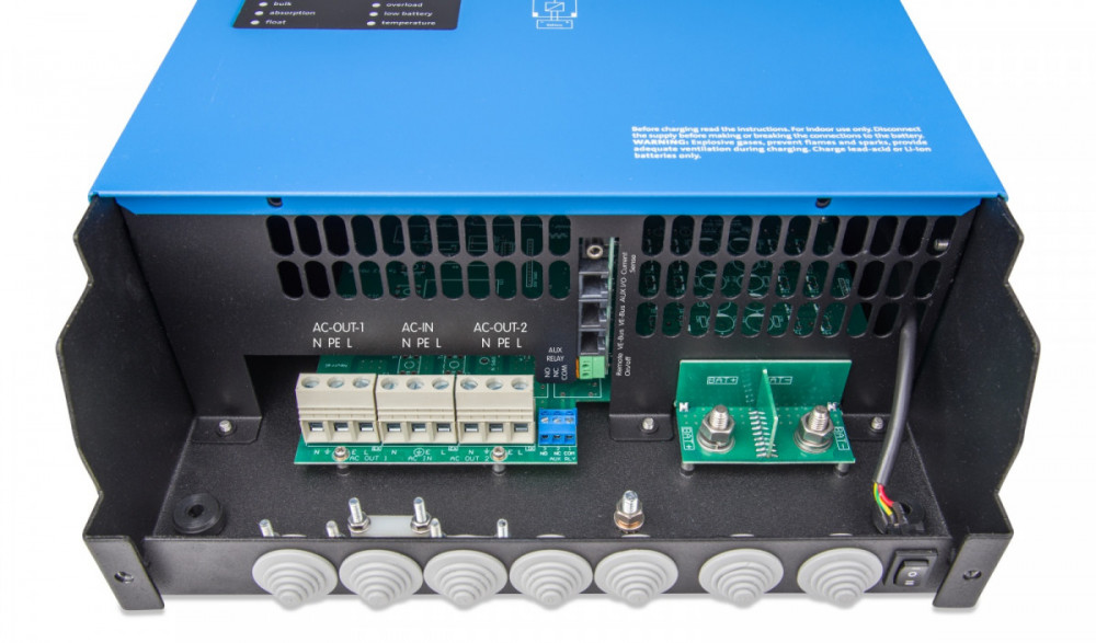 Victron Energy MultiPlus-II 48/5000/70-20 230V PMP482505010 připojení