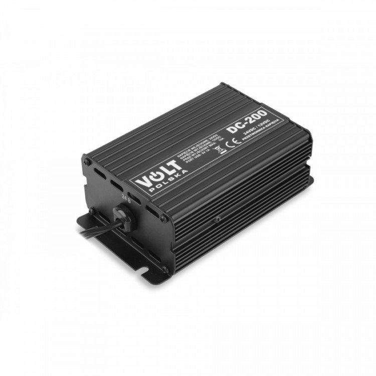 Volt Polska měnič 24V na 12V, 15A s USB konektorem (DC-200 24/12) č.4