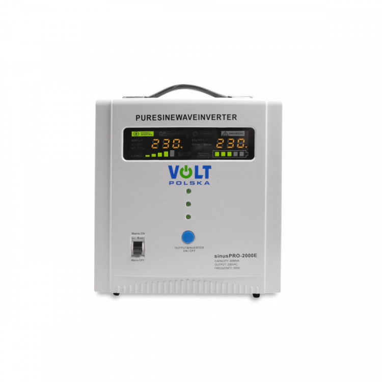 VOLT Sinus PRO 2000 E, záložní zdroj, 12V 1250W 2000VA