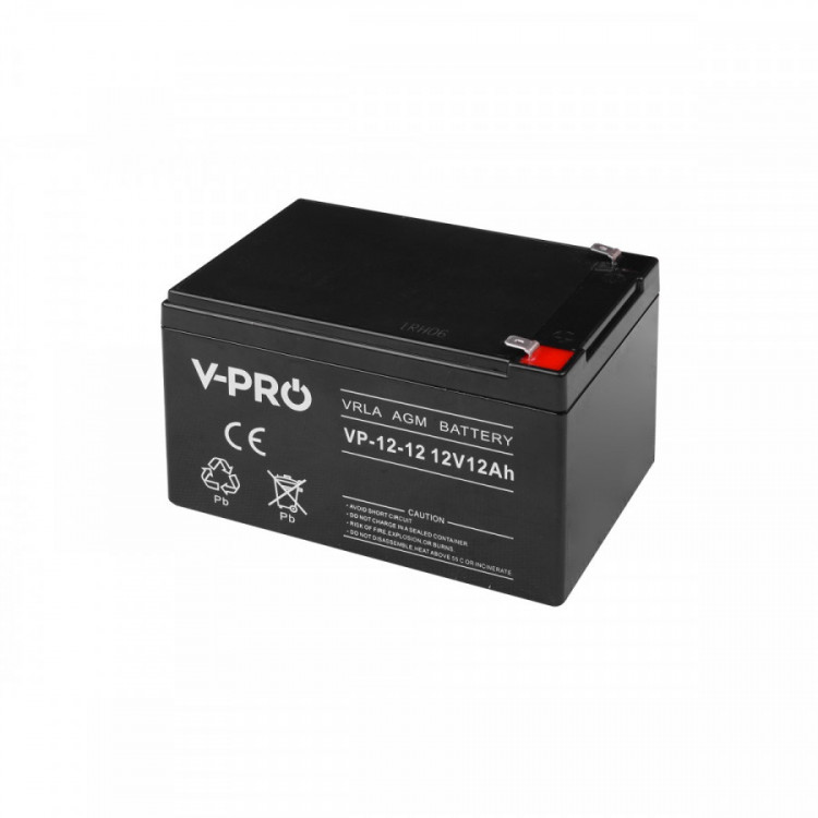 Baterie VP-12-12 V-PRO 12V 12Ah