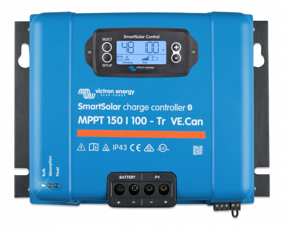 SmartSolar MPPT 150/100-Tr VE.Can  12/24/48V 85A 150V s Bluetooth