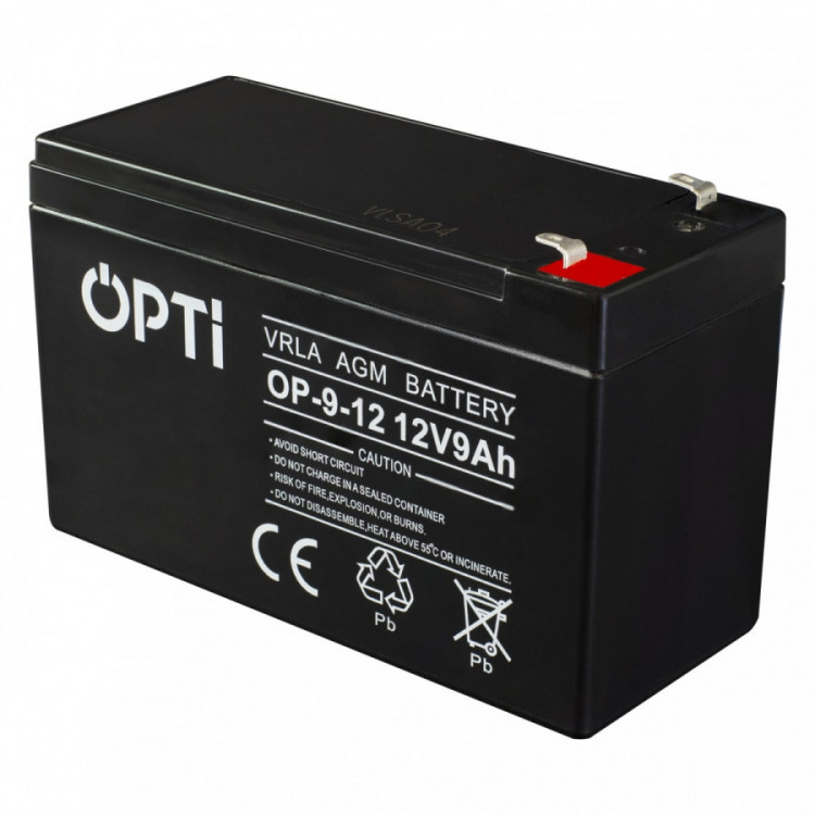Baterie OP-9-12 OPTI 12V 9Ah č.1