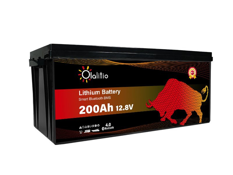 OLALITIO LiFePO4 Smart BMS 12,8V/200Ah 2560Wh OLA-12-200