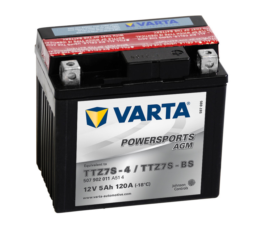 Motobaterie 507902 VARTA AGM 12V/ 5Ah/110A č. 1