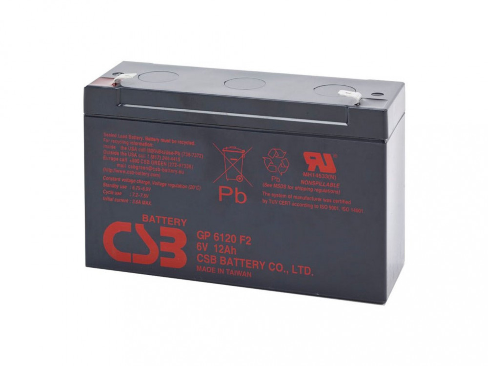 Záložní baterie GP 6120 CSB 6V/12Ah