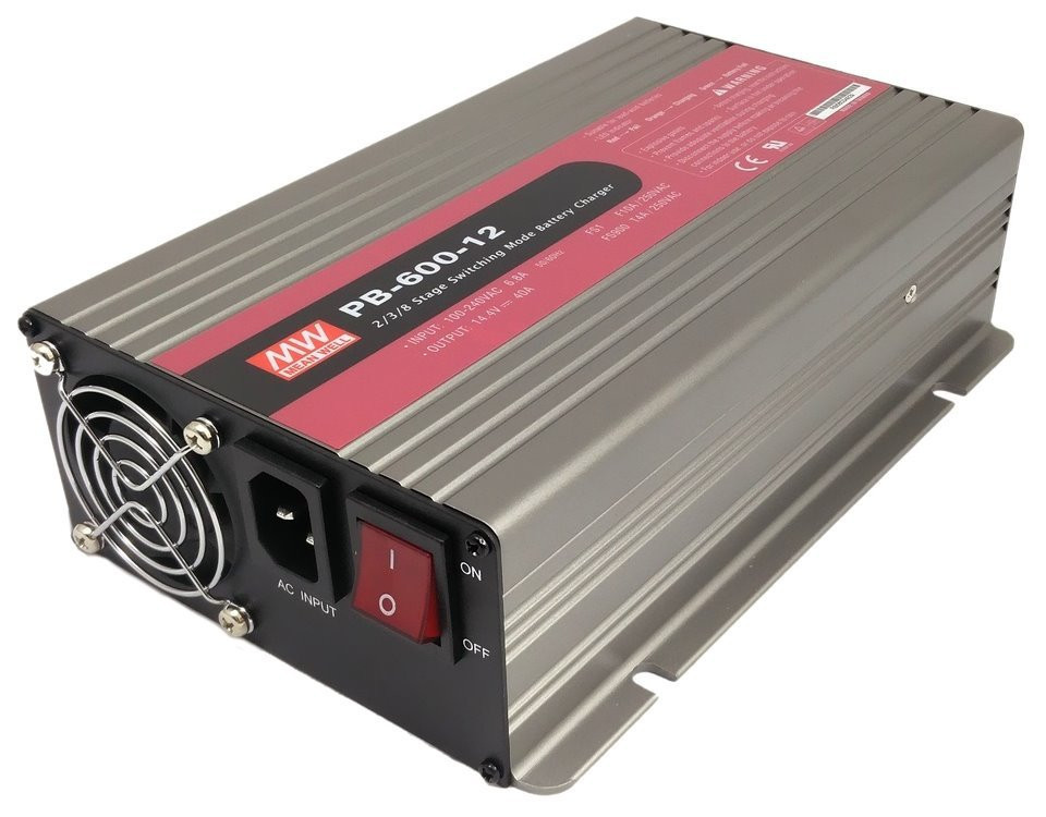 Nabíječ 12V 40A MeanWell PB-600-12 č. 1