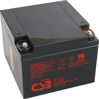 Záložní baterie GP 12260 CSB 12V/26Ah č. 1