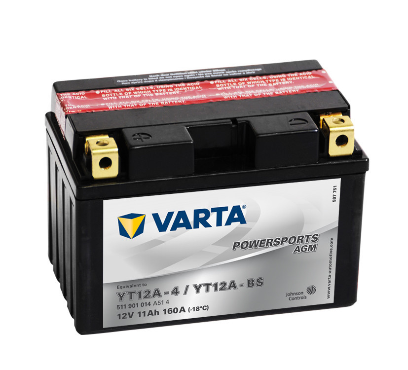 Motobaterie 511901 VARTA AGM 12V/11Ah/140A č.1