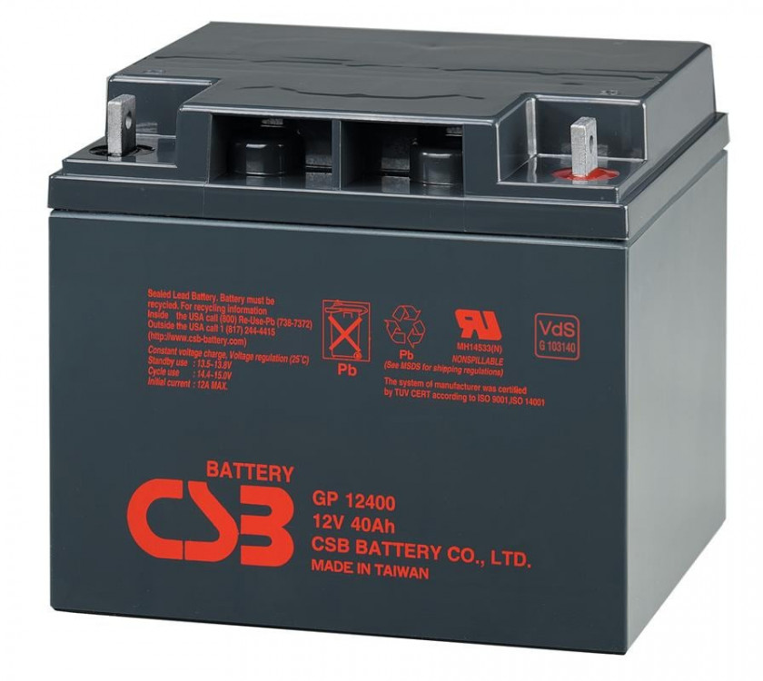 Záložní baterie GP 12400 CSB 12V/40Ah č. 1