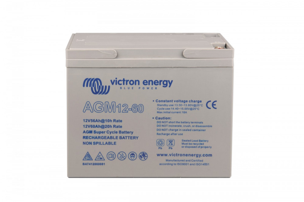 Victron Energy 12V 60Ah AGM Super Cycle BAT412060081 č.2