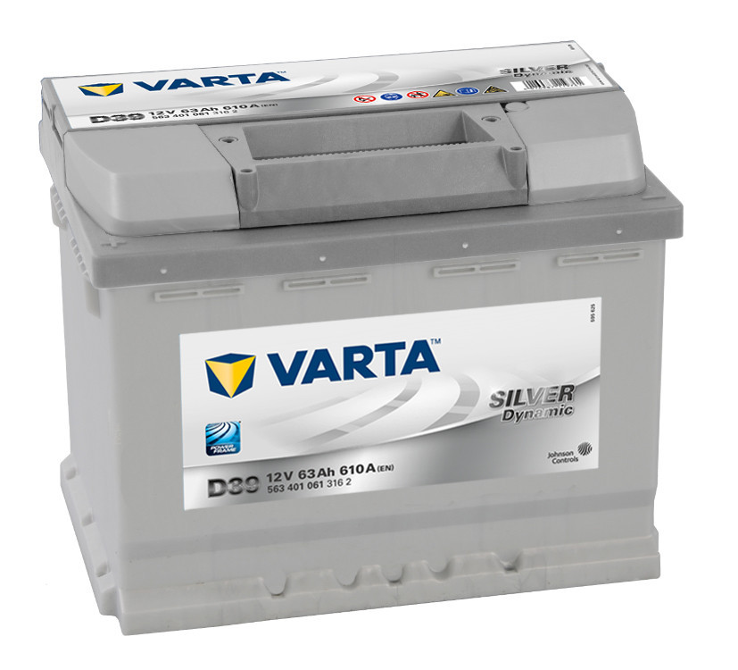 Autobaterie 563401 VARTA SILVER 12V/ 63Ah/610A