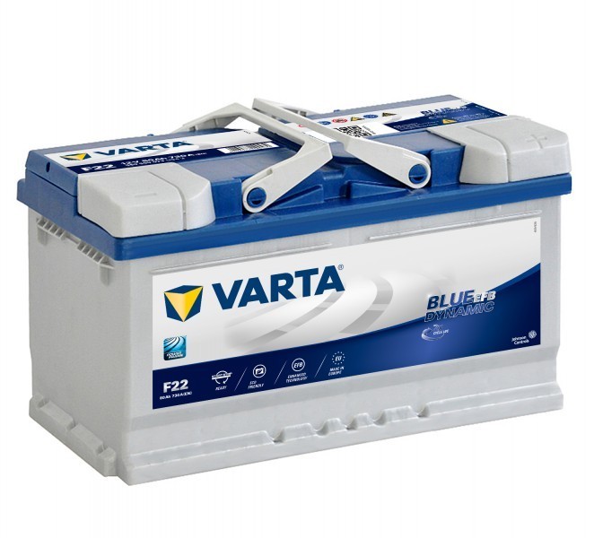 Autobaterie 580500 12V 80Ah Varta EFB START-STOP č. 1