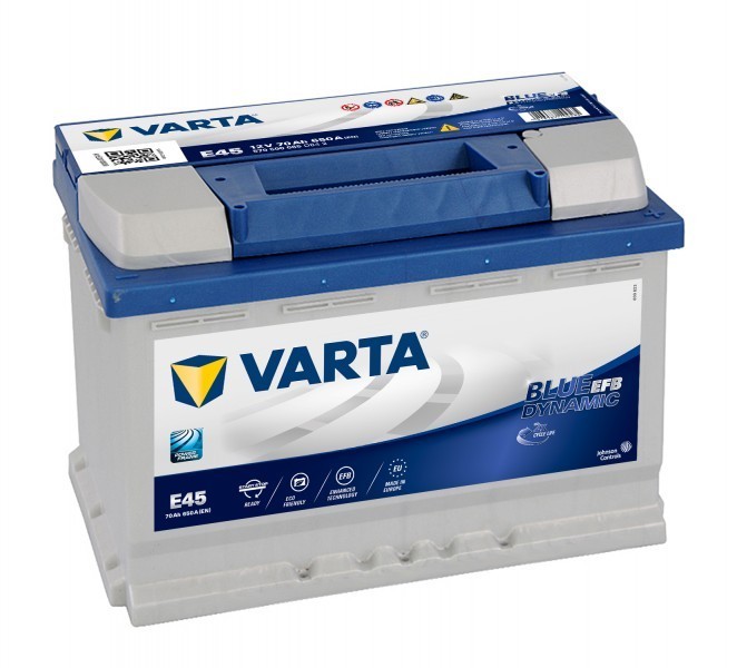 Autobaterie 570500 12V 70Ah Varta EFB START-STOP č. 1