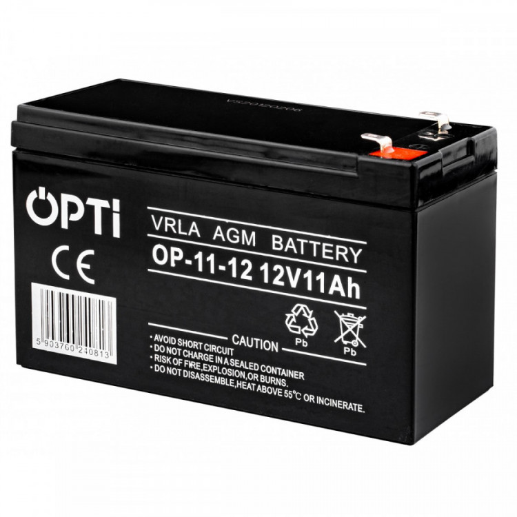Baterie OP-11-12 OPTI 12V 11Ah 6AKUV011AG
