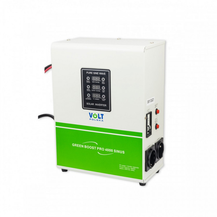 GREEN BOOST PRO 4000 sinus bypass (MPPT 110-500VDC), solární regulátor pro přímý ohřev vody č.1