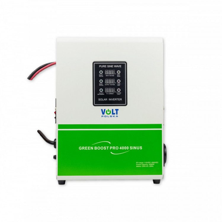 GREEN BOOST PRO 4000 sinus bypass (MPPT 110-500VDC), solární regulátor pro přímý ohřev vody č.2